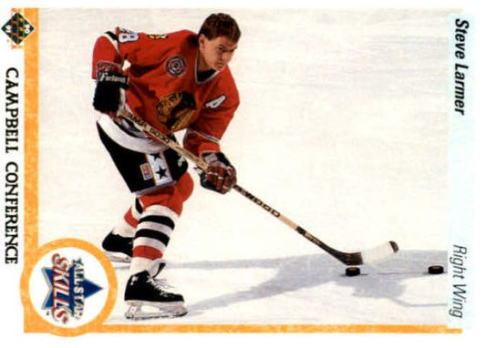 NHL 1990-91 Upper Deck - No 499 - Steve Larmer