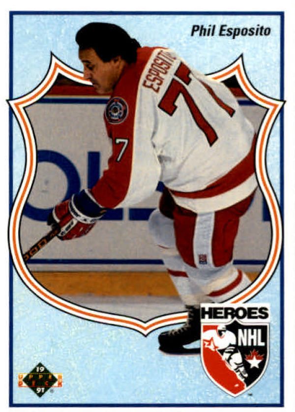 NHL 1990-91 Upper Deck - No 510 - Phil Esposito