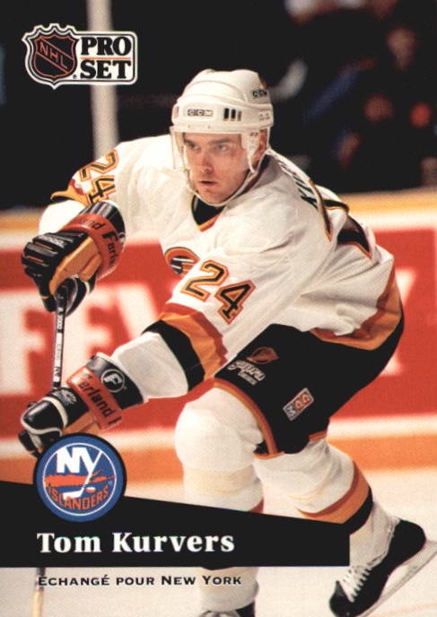 NHL 1991-92 ProSet French - No 244 - Tom Kurvers