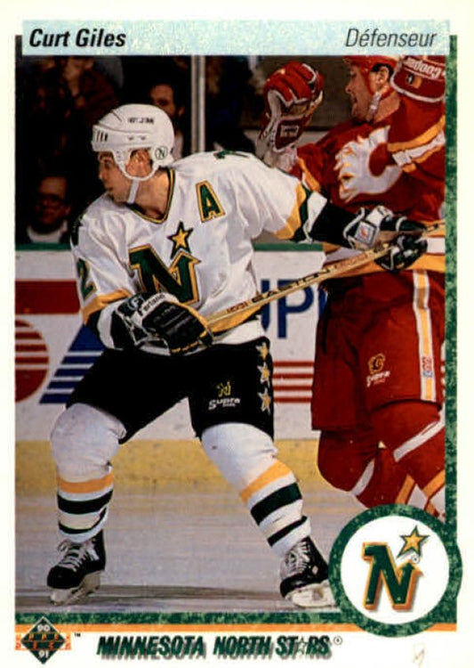 NHL 1990-91 Upper Deck French - No 9 - Curt Giles