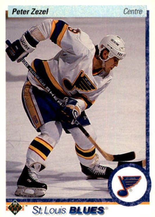 NHL 1990-91 Upper Deck French - No 17 - Peter Zezel