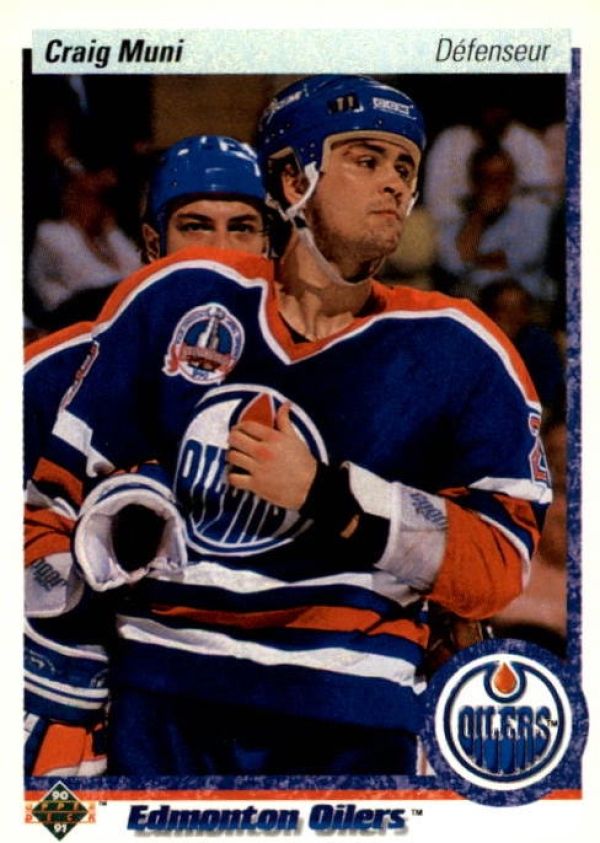 NHL 1990-91 Upper Deck French - No 21 - Craig Muni