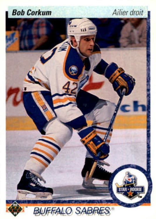 NHL 1990-91 Upper Deck French - No. 35 - Bob Corkum