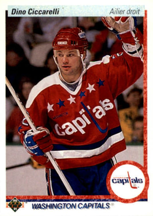 NHL 1990-91 Upper Deck French - No. 76 - Dino Ciccarelli