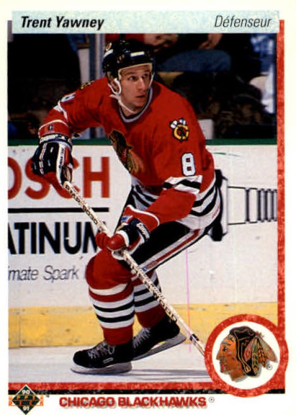 NHL 1990-91 Upper Deck French - No 82 - Trent Yawney