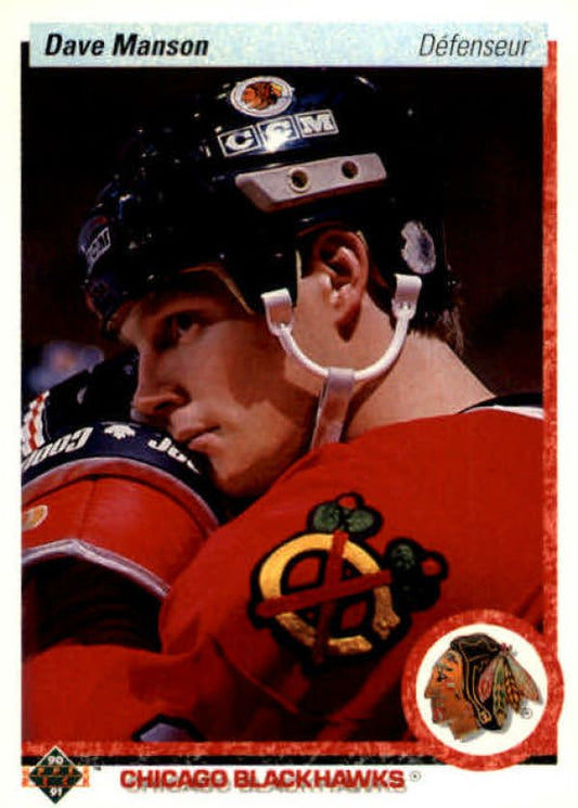 NHL 1990-91 Upper Deck French - No 85 - Dave Manson