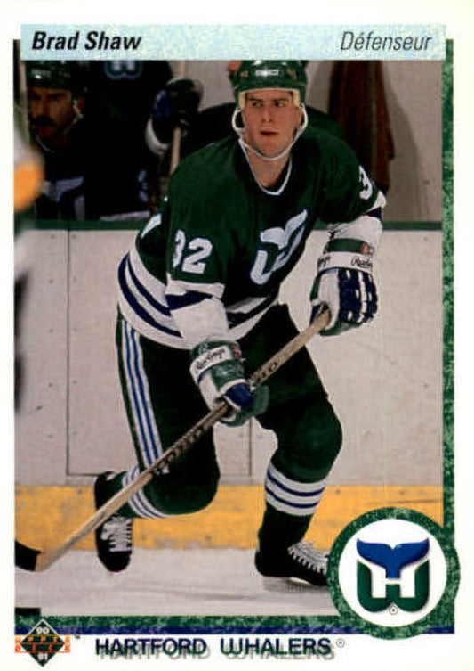NHL 1990-91 Upper Deck French - No 90 - Brad Shaw