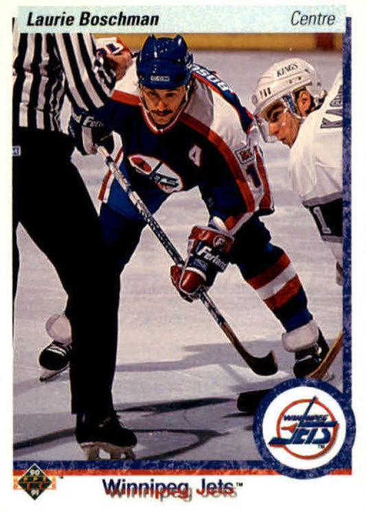 NHL 1990-91 Upper Deck French - No 103 - Laurie Boschman