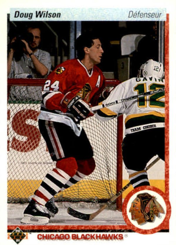 NHL 1990-91 Upper Deck French - No 223 - Doug Wilson