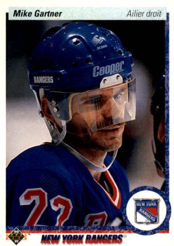 NHL 1990-91 Upper Deck French - No 277 - Mike Gartner