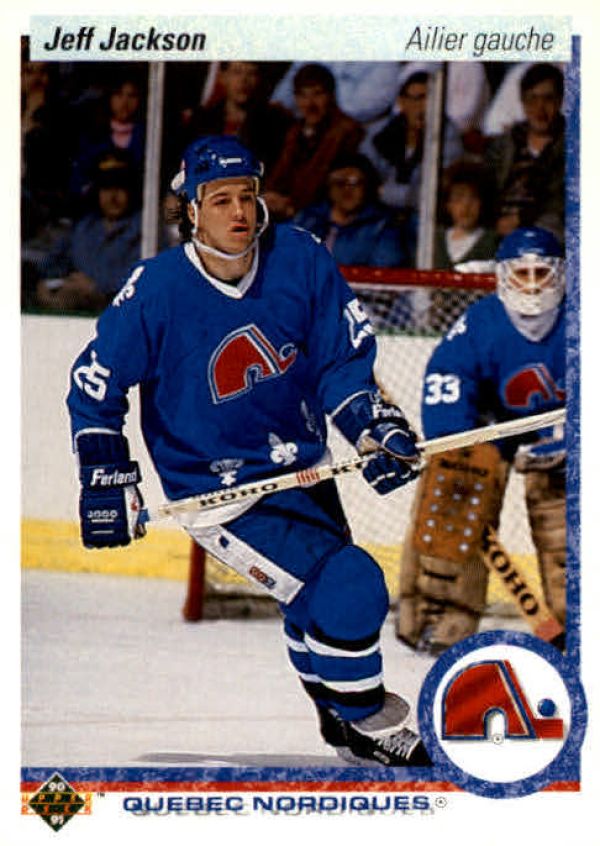 NHL 1990-91 Upper Deck French - No 291 - Jeff Jackson