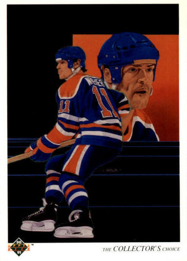 NHL 1990-91 Upper Deck French - No 321 - Mark Messier