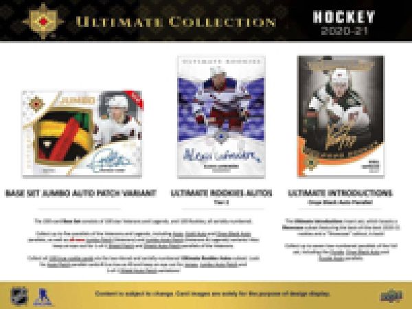 NHL 2020-21 Upper Deck Ultimate Collection Hobby Box