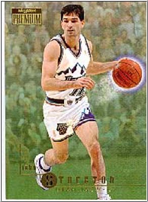 NBA 1996-97 SkyBox Premium - No 195 - John Stockton