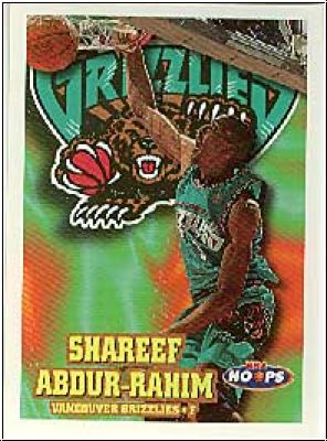 NBA 1997-98 Hoops - No 154 - Shareef Abdur-Rahim