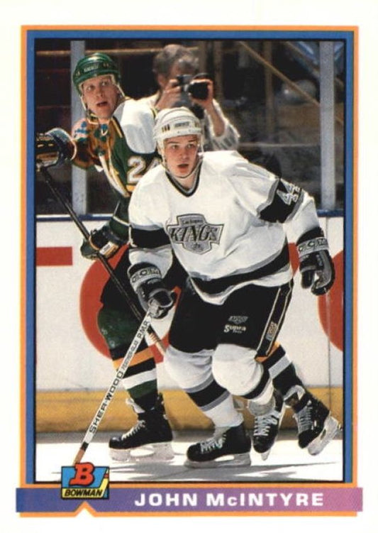 NHL 1991-92 Bowman - No 180 - John McIntyre