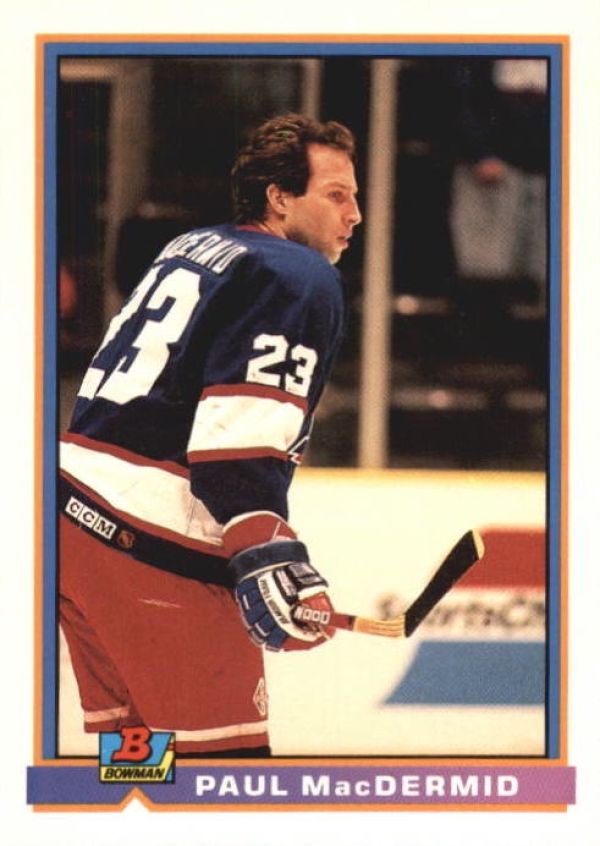 NHL 1991-92 Bowman - No 195 - Paul MacDermid