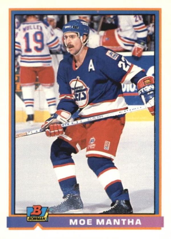 NHL 1991-92 Bowman - No 205 - Moe Mantha