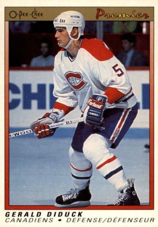 NHL 1990-91 OPC Premier - No 22 - Gerald Diduck