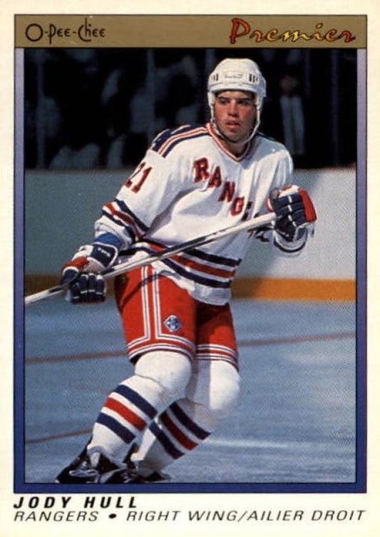 NHL 1990-91 OPC Premier - No 46 - Jody Hull