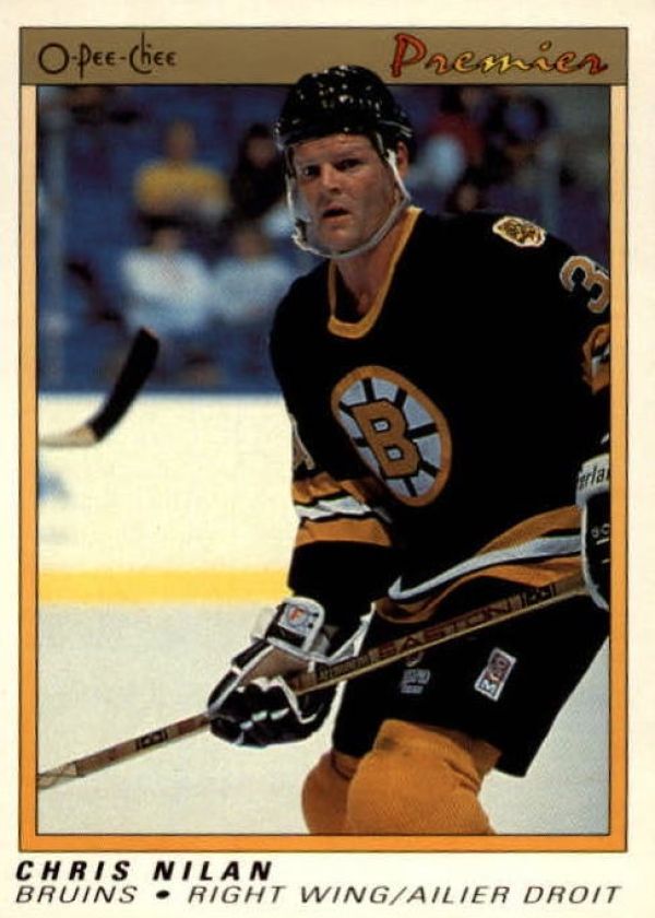 NHL 1990-91 OPC Premier - No 85 - Chris Nilan