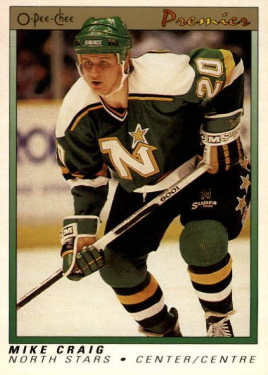 NHL 1990-91 OPC Premier - No 19 - Mike Craig