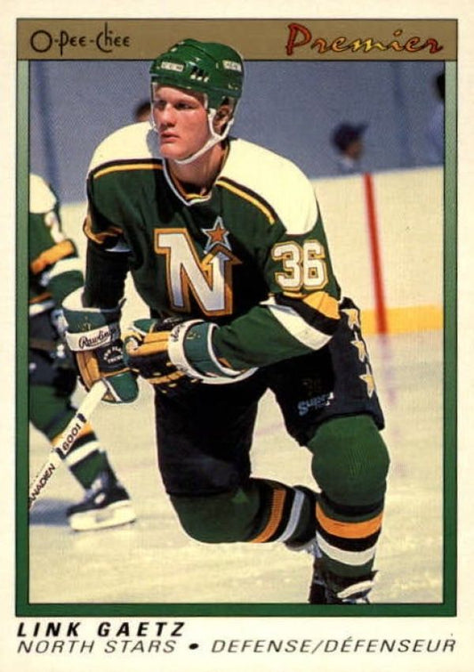 NHL 1990-91 OPC Premier - No 33 - Link Gaetz