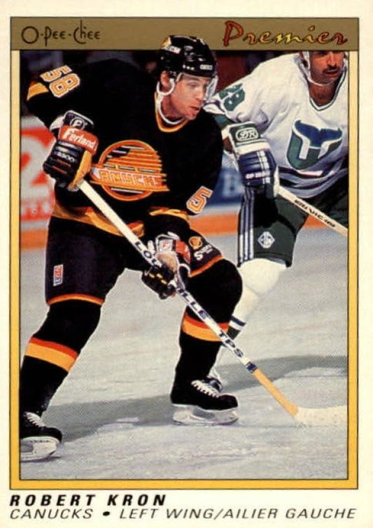NHL 1990-91 OPC Premier - No 52 - Robert Kron