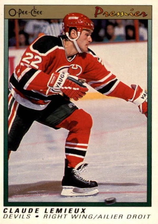 NHL 1990-91 OPC Premier - No 62 - Claude Lemieux