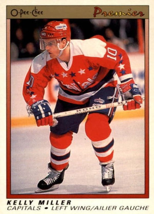 NHL 1990-91 OPC Premier - No 72 - Kelly Miller