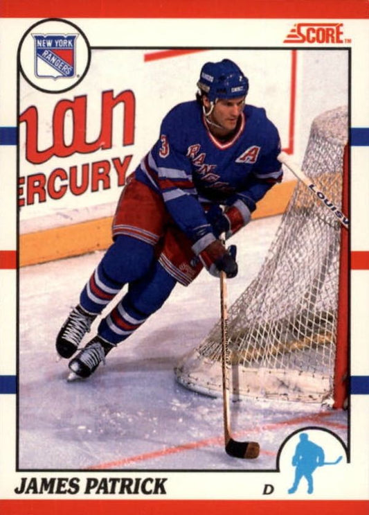 NHL 1990-91 Score Canadian - No 194 - James Patrick