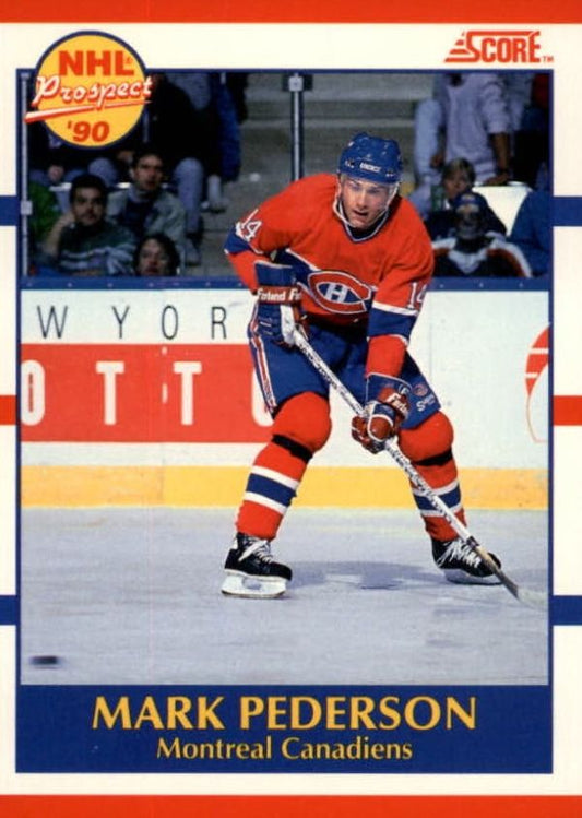 NHL 1990-91 Score Canadian - No 387 - Mark Pederson