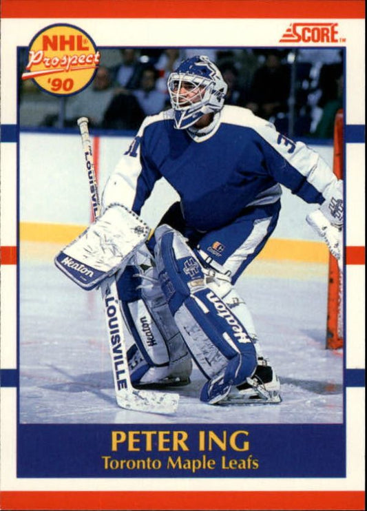 NHL 1990-91 Score Canadian - No 414 - Peter Ing