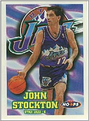 NBA 1997-98 Hoops - No 153 - John Stockton