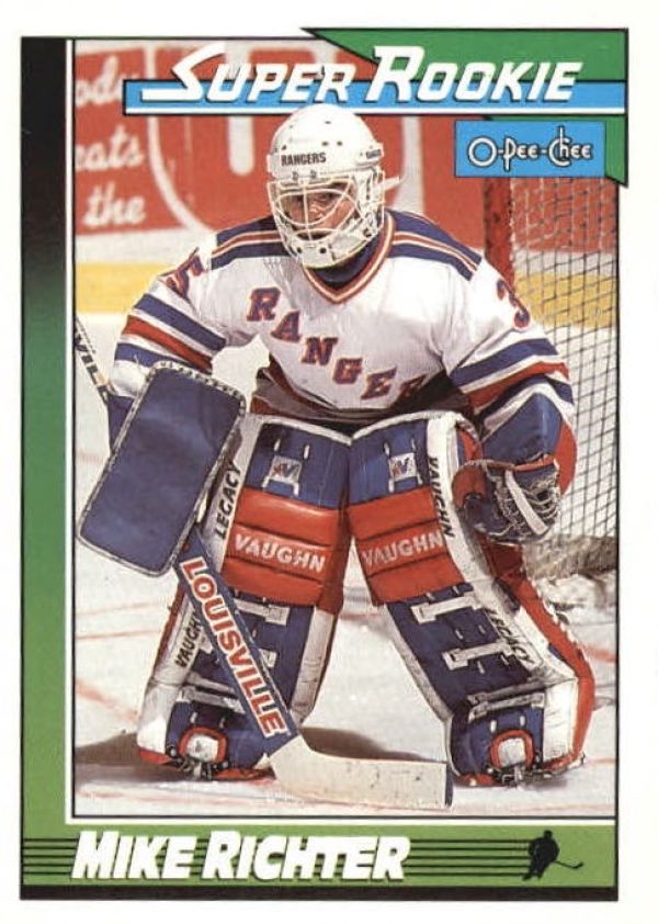 NHL 1991-92 O-Pee-Chee - No 11 - Mike Richter