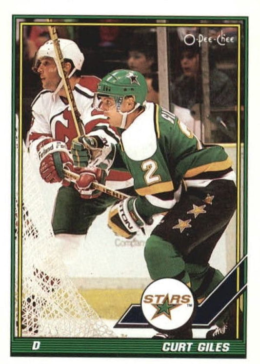 NHL 1991-92 O-Pee-Chee - No 17 - Curt Giles