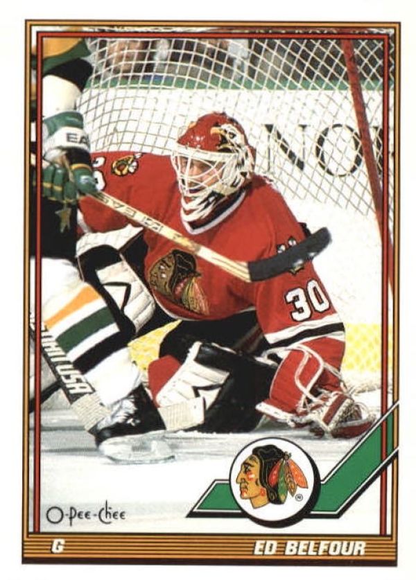 NHL 1991-92 O-Pee-Chee - No 20 - Ed Belfour