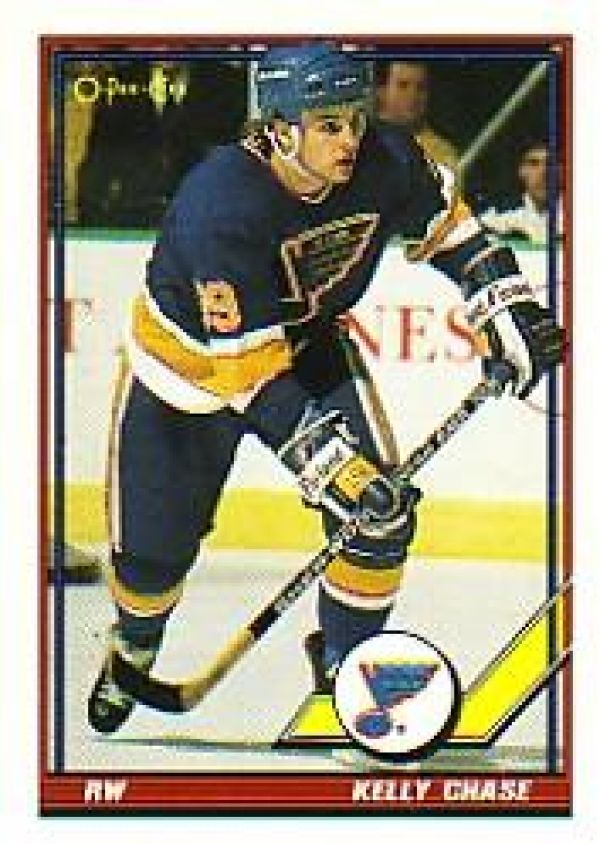 NHL 1991-92 O-Pee-Chee - No 23 - Kelly Chase