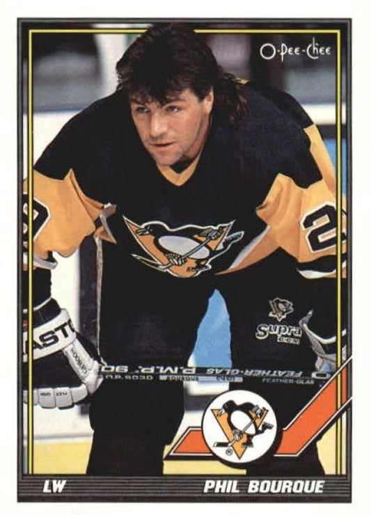 NHL 1991-92 O-Pee-Chee - No 33 - Phil Bourque