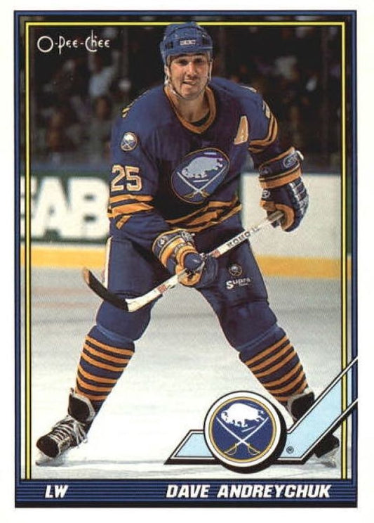 NHL 1991-92 O-Pee-Chee - No. 38 - Dave Andreychuk