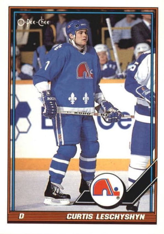 NHL 1991-92 O-Pee-Chee - No 39 - Curtis Leschyshyn