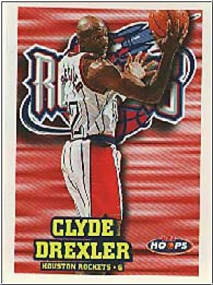 NBA 1997-98 Hoops - No 58 - Clyde Drexler
