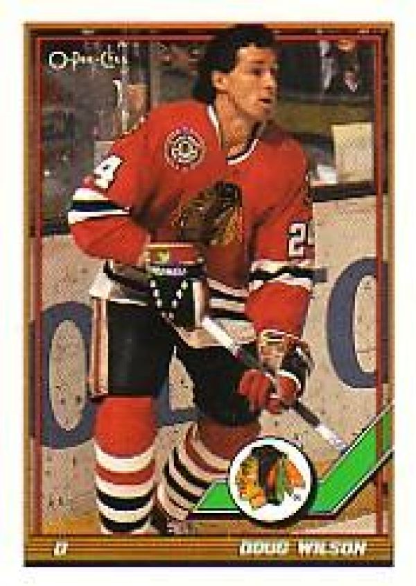 NHL 1991-92 O-Pee-Chee - No 49 - Doug Wilson