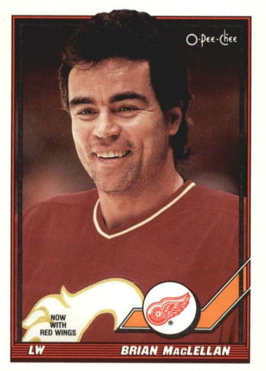 NHL 1991-92 O-Pee-Chee - No 50 - Brian MacLellan