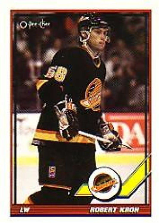 NHL 1991-92 O-Pee-Chee - No 52 - Robert Kron