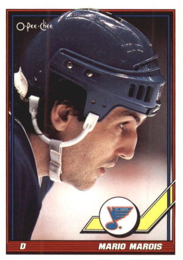 NHL 1991-92 O-Pee-Chee - No 82 - Mario Marois