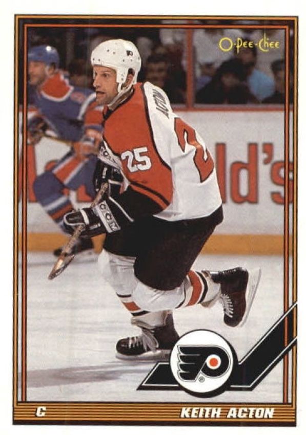 NHL 1991-92 O-Pee-Chee - No 77 - Keith Acton