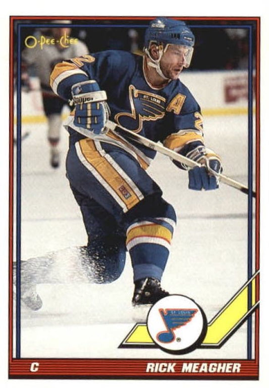 NHL 1991-92 O-Pee-Chee - No 58 - Rick Meagher