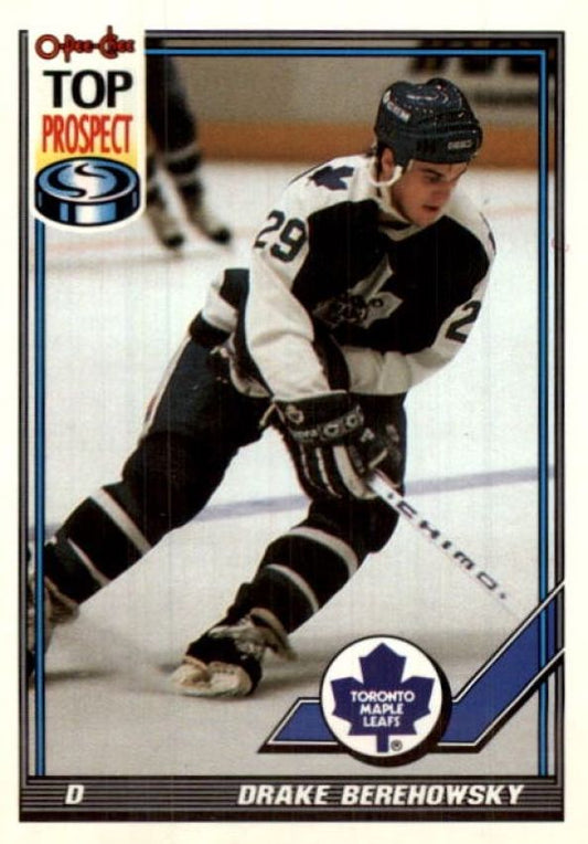 NHL 1991-92 O-Pee-Chee - No 70 - Drake Berehowsky