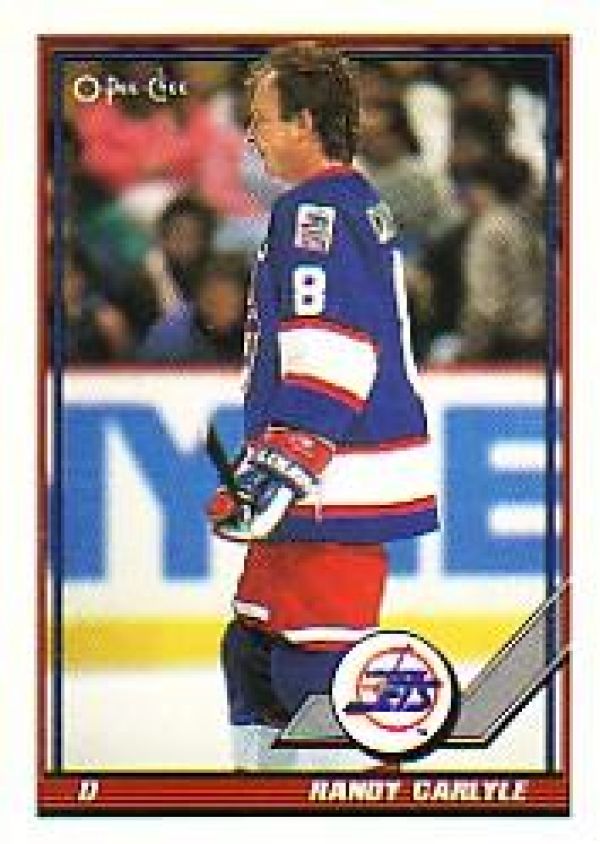 NHL 1991-92 O-Pee-Chee - No 72 - Randy Carlyle